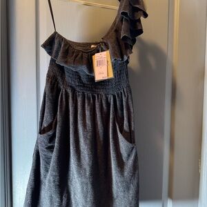 Juicy Couture Black Ruffle Dress